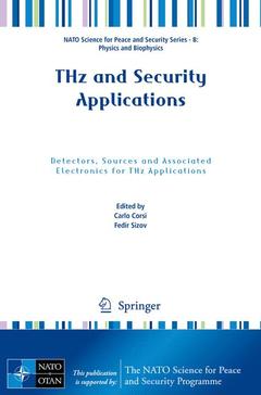 Couverture de l’ouvrage THz and Security Applications