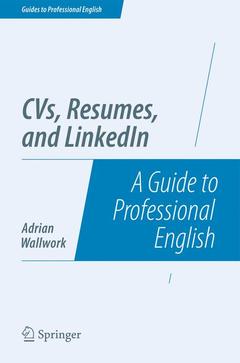 Couverture de l’ouvrage CVs, Resumes, and LinkedIn