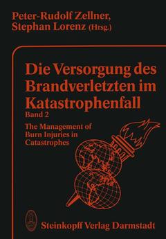Couverture de l’ouvrage Die Versorgung des Brandverletzten im Katastrophenfall Band 2