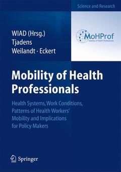 Couverture de l’ouvrage Mobility of Health Professionals
