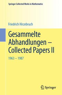 Couverture de l’ouvrage Gesammelte Abhandlungen - Collected Papers II