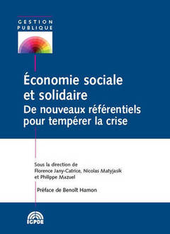 Couverture de l’ouvrage economie sociale et solidaire
