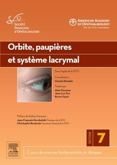 Couverture de l’ouvrage Orbite, paupières et système lacrymal