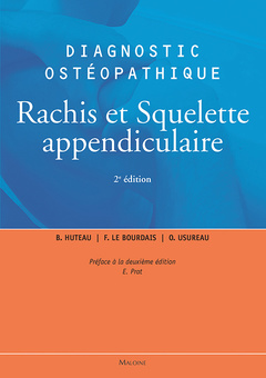 Cover of the book DIAGNOSTIC OSTEOPATHIQUE VOL1 - RACHIS ET SQUELETTE APPENDICULAIRE, 2E ED.
