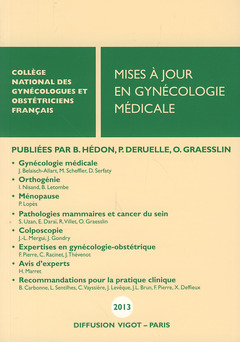 Couverture de l’ouvrage Mises à jour en gynécologie médicale