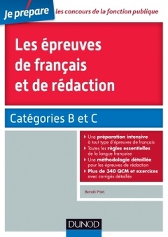 Couverture de l’ouvrage Les épreuves de français et de rédaction