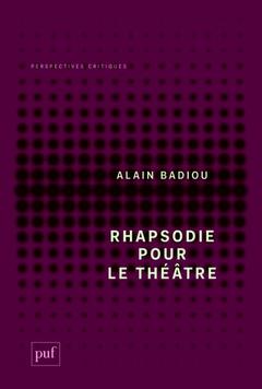 Couverture de l’ouvrage Rhapsodie pour le théâtre