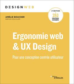 Couverture de l’ouvrage Ergonomie web et UX Design, 4e édition