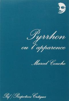 Cover of the book Pyrrhon ou l'apparence