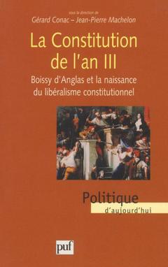 Cover of the book La constitution de l'an III