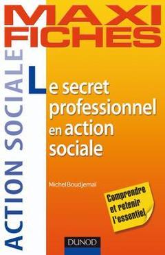 Cover of the book Maxi fiches. Le secret professionnel en action sociale