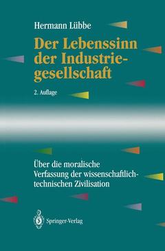 Couverture de l’ouvrage Der Lebenssinn der Industriegesellschaft