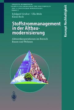 Couverture de l’ouvrage Stoffstrommanagement in der Altbaumodernisierung