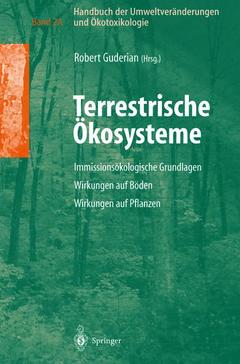 Cover of the book Handbuch der Umweltveränderungen und Ökotoxikologie