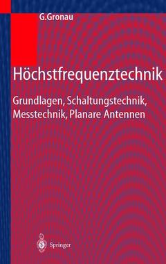 Couverture de l’ouvrage Höchstfrequenztechnik