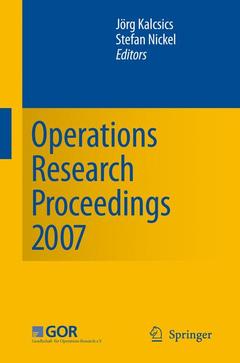 Cover of the book Operations Research Proceedings 2007