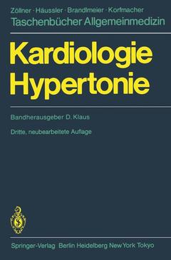 Couverture de l’ouvrage Kardiologie Hypertonie