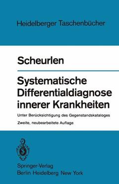 Couverture de l’ouvrage Systematische Differentialdiagnose innerer Krankheiten