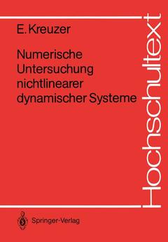 Couverture de l’ouvrage Numerische Untersuchung nichtlinearer dynamischer Systeme
