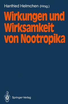 Cover of the book Wirkungen und Wirksamkeit von Nootropika