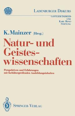 Couverture de l’ouvrage Natur-und Geisteswissenschaften