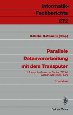 Cover of the book Parallele Datenverarbeitung mit dem Transputer