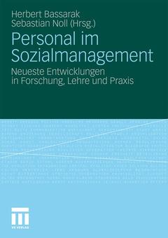 Couverture de l’ouvrage Personal im Sozialmanagement