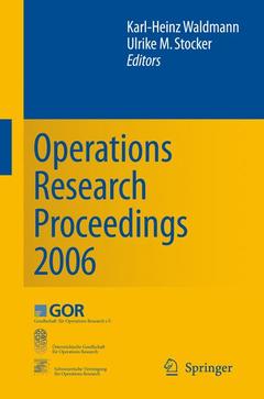 Couverture de l’ouvrage Operations Research Proceedings 2006