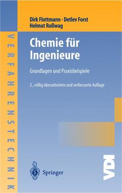 Couverture de l’ouvrage Chemie für Ingenieure