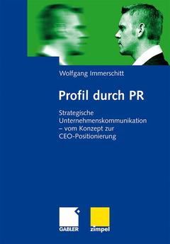 Couverture de l’ouvrage Profil durch PR