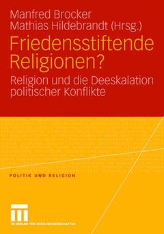 Cover of the book Friedensstiftende Religionen?