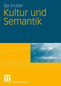 Cover of the book Kultur und Semantik