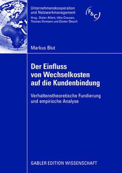 Cover of the book Der Einfluss von Wechselkosten auf die Kundenbindung