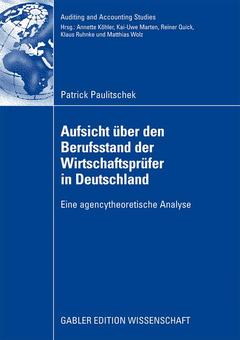 Cover of the book Aufsicht über den Berufsstand der Wirtschaftsprüfer in Deutschland