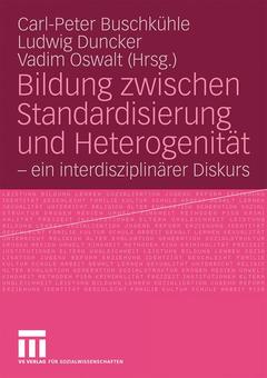 Cover of the book Bildung zwischen Standardisierung und Heterogenität