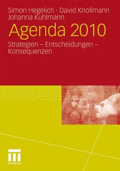 Couverture de l’ouvrage Agenda 2010