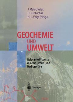 Couverture de l’ouvrage Geochemie und Umwelt