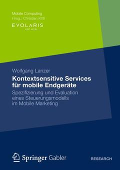 Cover of the book Kontextsensitive Services für mobile Endgeräte