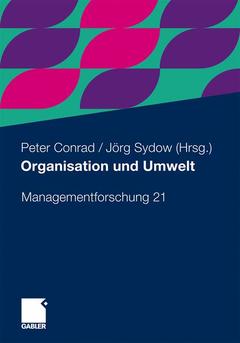 Cover of the book Organisation und Umwelt
