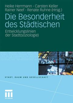 Couverture de l’ouvrage Die Besonderheit des Städtischen