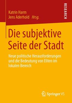 Cover of the book Die subjektive Seite der Stadt