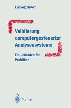 Couverture de l’ouvrage Validierung computergesteuerter Analysensysteme