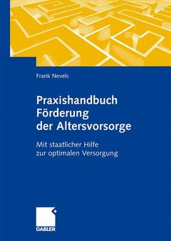 Couverture de l’ouvrage Praxishandbuch Förderung der Altersvorsorge