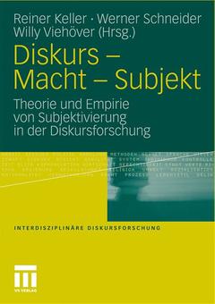 Couverture de l’ouvrage Diskurs - Macht - Subjekt