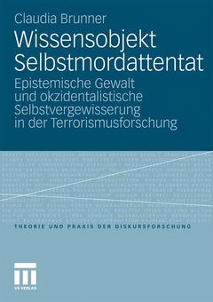 Cover of the book Wissensobjekt Selbstmordattentat