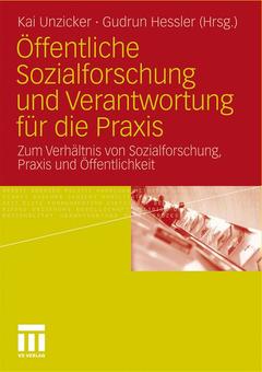 Cover of the book Öffentliche Sozialforschung und Verantwortung für die Praxis