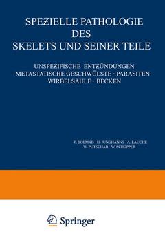 Cover of the book Speƶielle Pathologie des Skelets und Seiner Teile