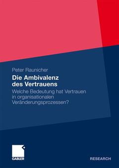 Cover of the book Die Ambivalenz des Vertrauens