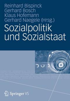 Couverture de l’ouvrage Sozialpolitik und Sozialstaat