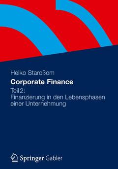 Couverture de l’ouvrage Corporate Finance Teil 2